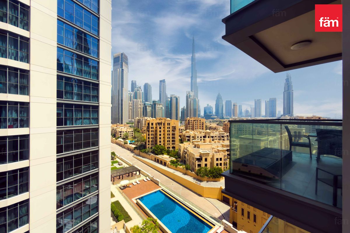 Просторная квартира с видом на Burj Khalifa