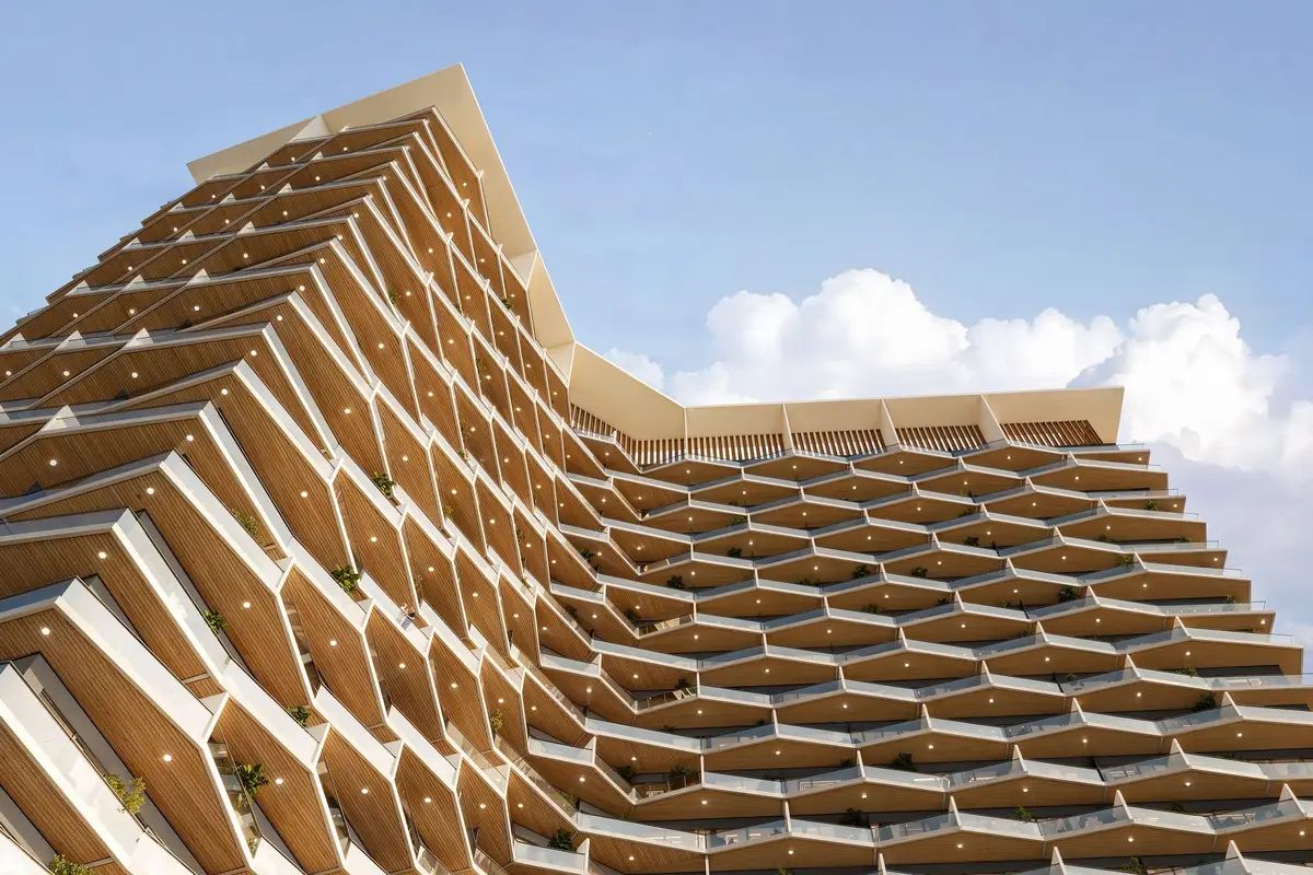 Вид на стадион Крикета и марину | Высокий этаж | 2BHK — 3