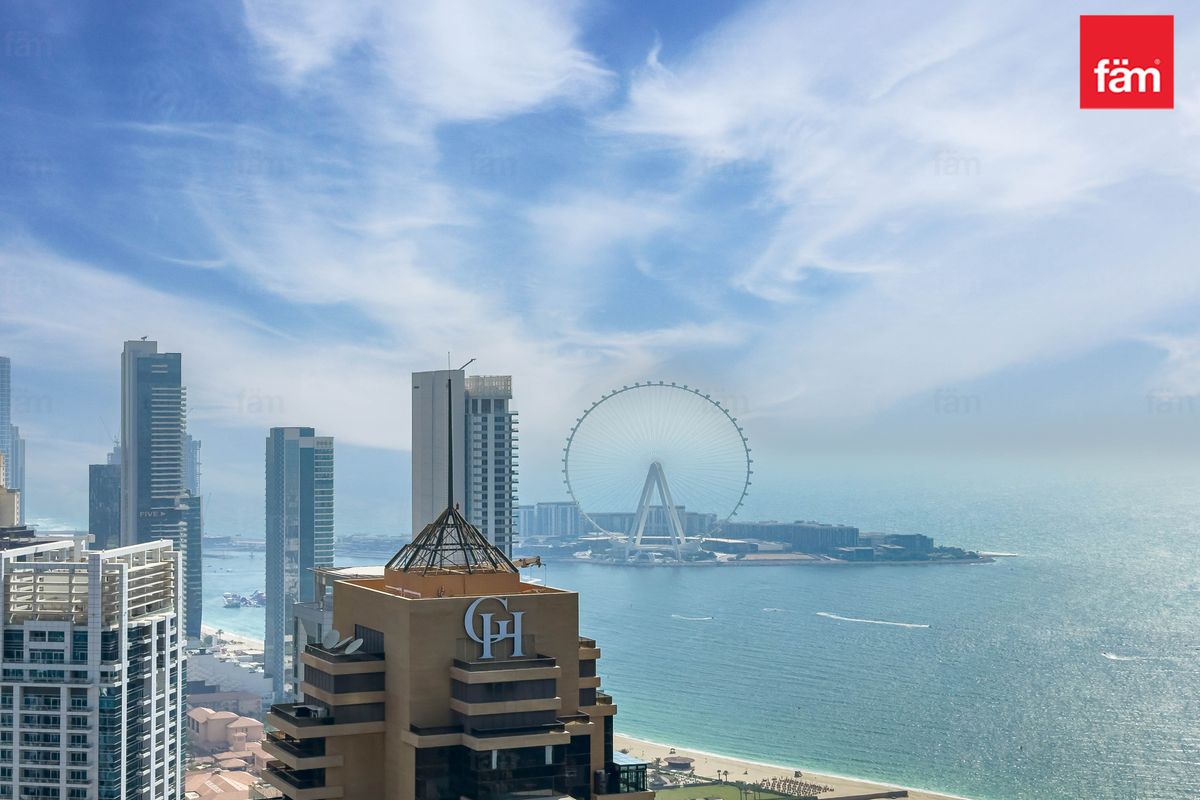 Люкс-дуплекс с видом на Ain Dubai | полностью меблирован — 2