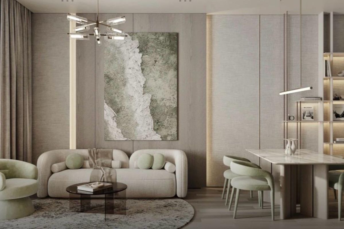 Полностью меблирована 1br | Cove Residence 4 — 2