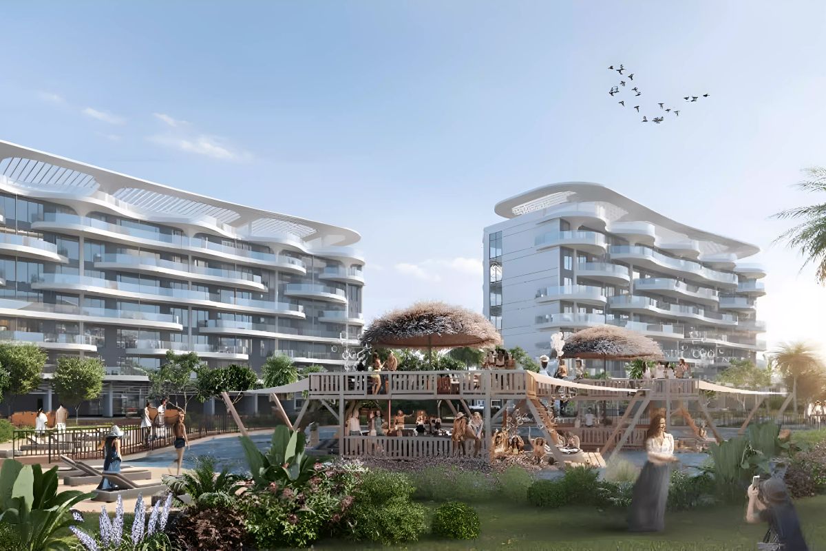 Студия в DAMAC Lagoons с видом на лагуну — Продана — 4