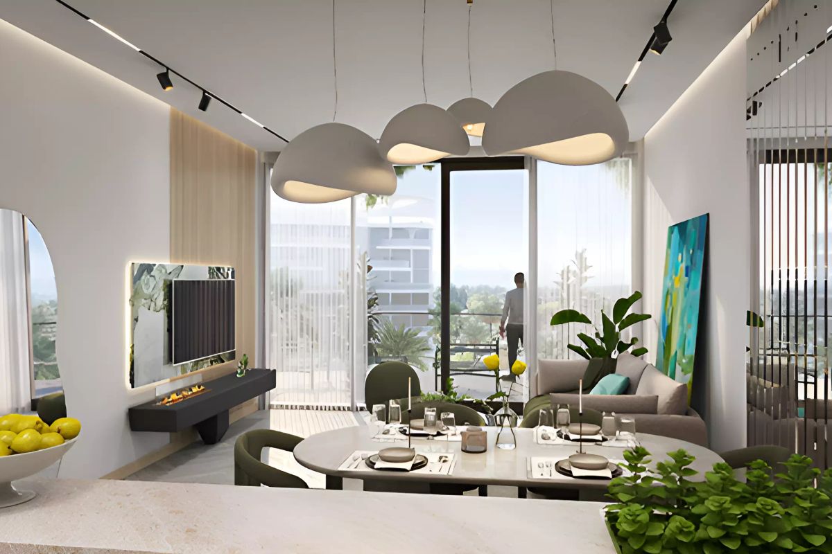 Студия в DAMAC Lagoons с видом на лагуну — Продана — 2