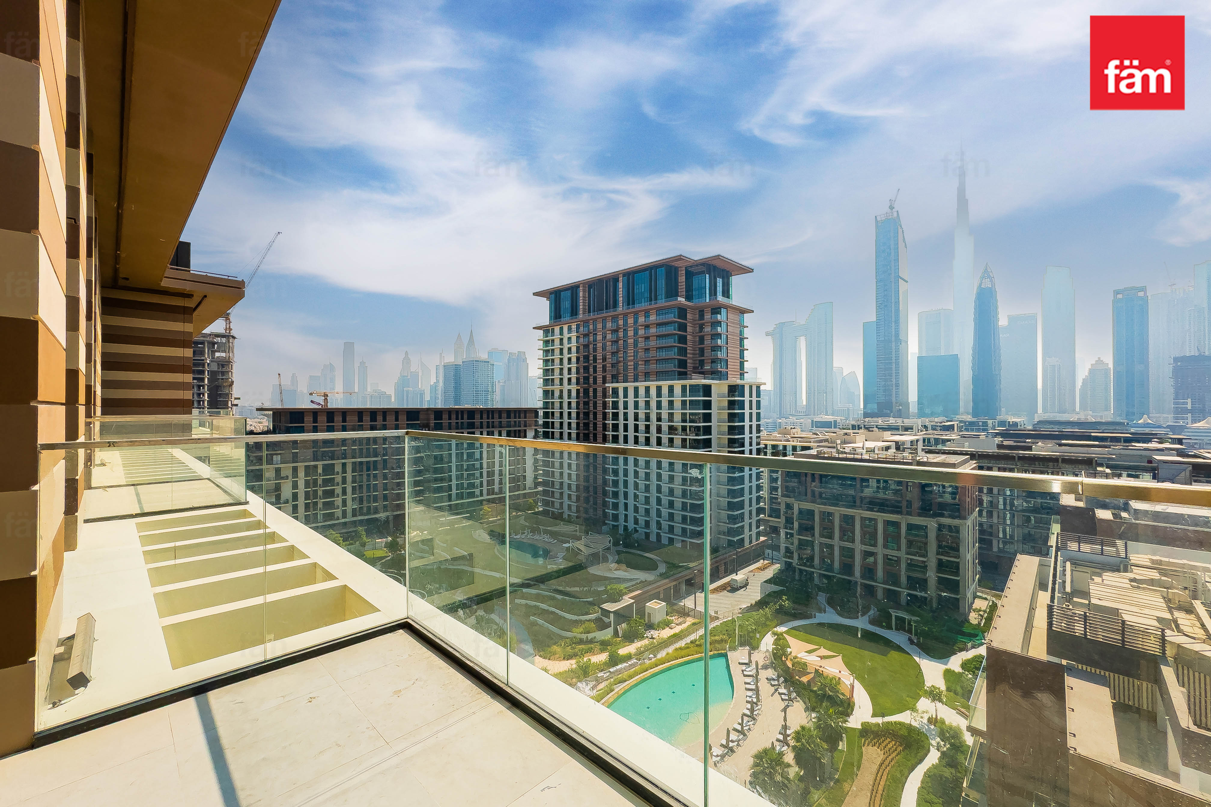 Burj Khalifa View, высокий этаж, новостройка