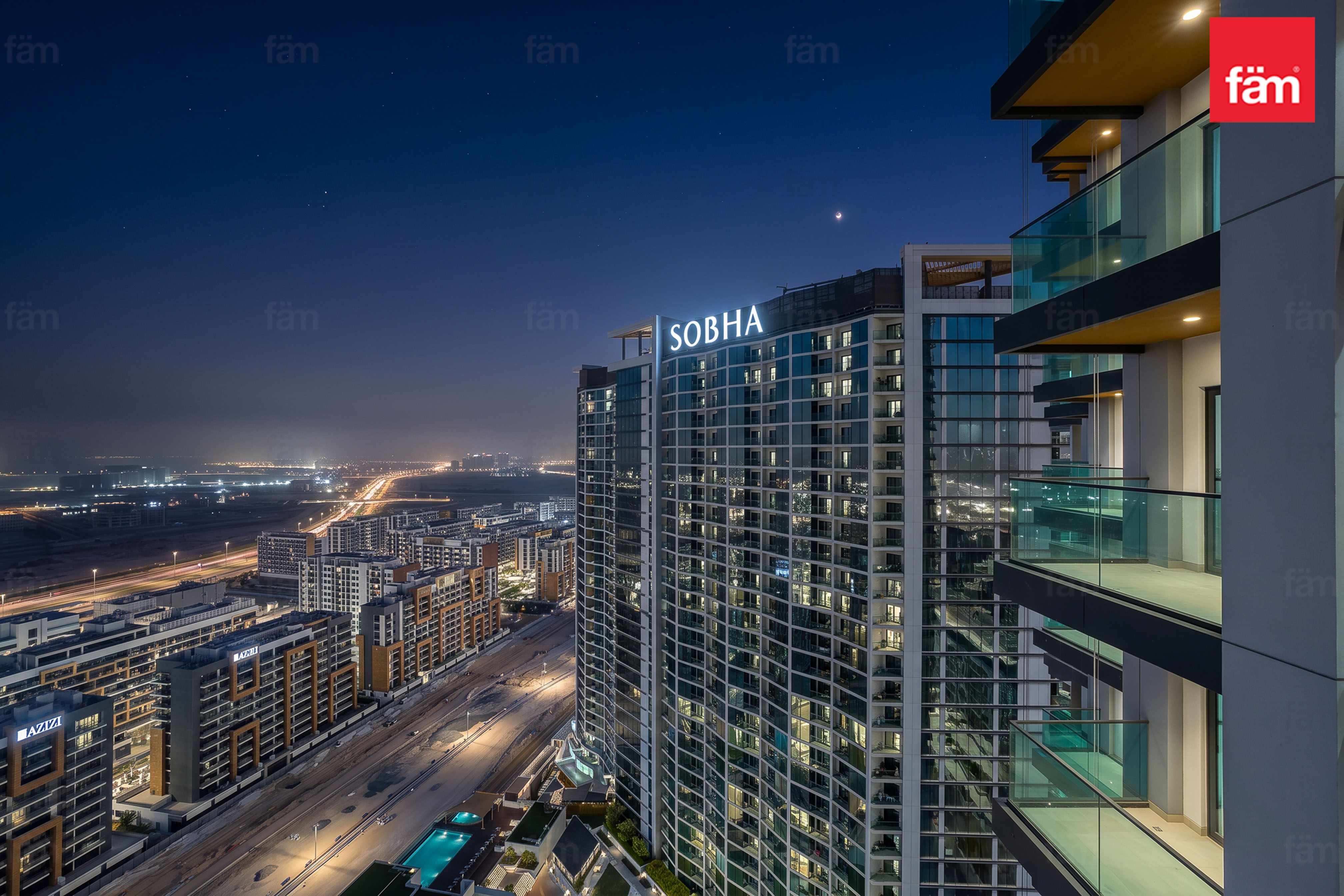 Набережная | Самая просторная планировка Sobha | Высокий этаж