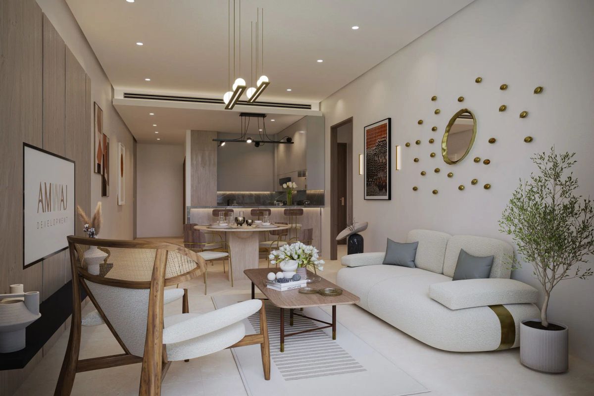 Меблирована 1 BHK | Перепродажа | Meydan District 11 | Современный