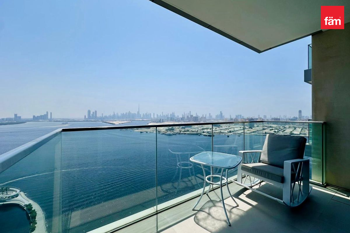 Вид на Creek и Burj Khalifa | высокий этаж | просторная планировка — 5